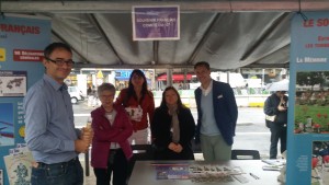 Avec le bureau du Souvenir français du 12e arrondissement au forum des associations du 12 septembre 2015