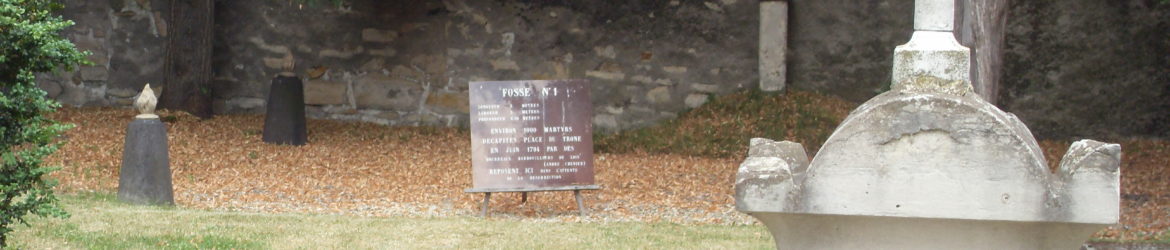 Vue des fosses communes du cimetière de Picpus (5/07/2009)