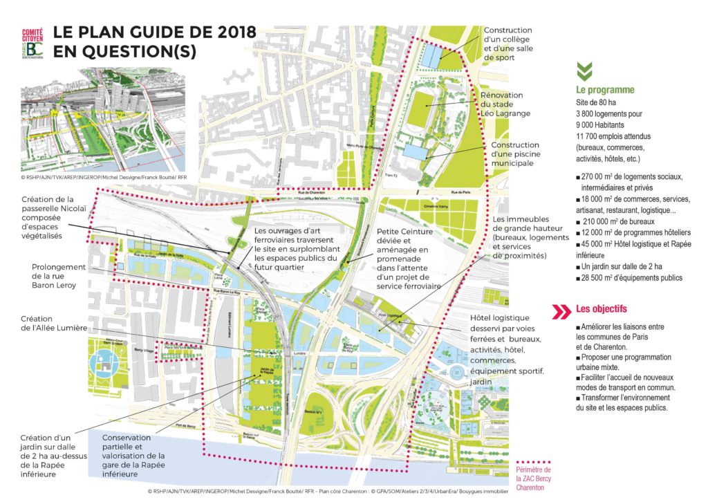 Plan guide du nouveau Bercy Charenton