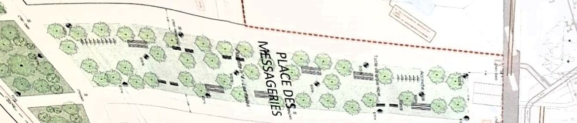 Extrait du plan Les Messageries